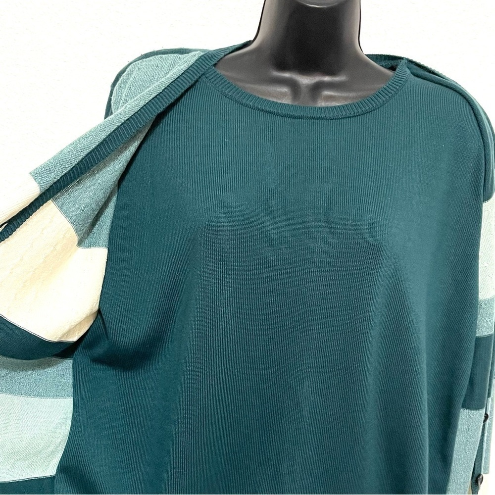 Alfred Dunner Woman Abstract Cardigan Sweater Size XL - Picture 6 of 14